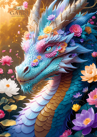 TREFL Puzzle Barevný drak 1000 dílků