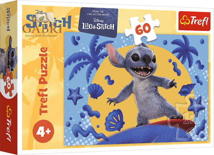 TREFL Puzzle Lilo&Stitch: Den se Stitchem 60 dílků