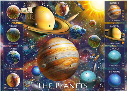 DINO Puzzle Osm planet 500 xl dílků