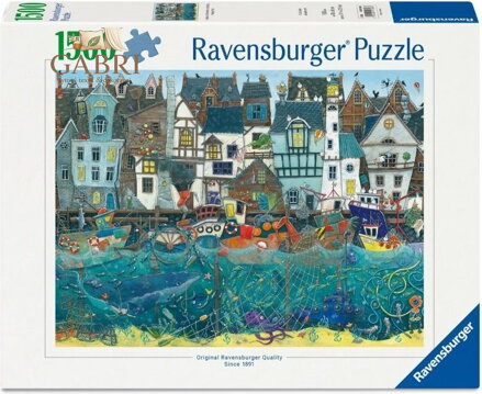 RAVENSBURGER Puzzle Báječný přístav 1500 dílků