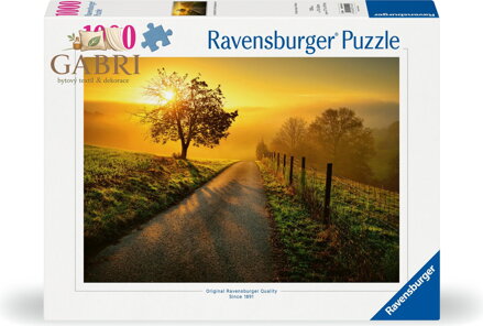 RAVENSBURGER Puzzle Ráno ve zlatých paprscích 1000 dílků