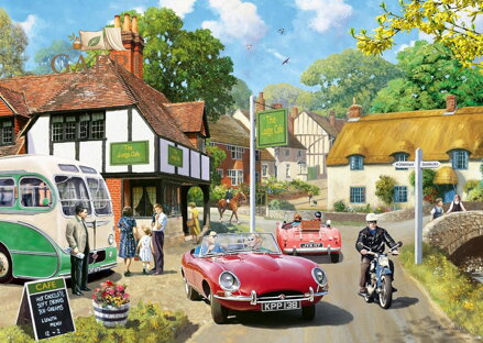 RAVENSBURGER Puzzle Na cestách 1000 dílků