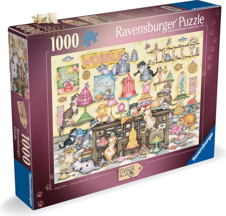 RAVENSBURGER Puzzle Kočičí krámek 1000 dílků