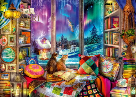 RAVENSBURGER Puzzle Únik do magického světa 1000 dílků