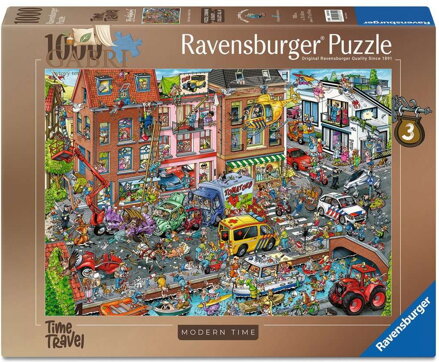 RAVENSBURGER Puzzle Ray's Comic - Moderní doba  1000 dílků