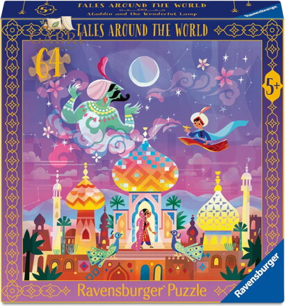 RAVENSBURGER Puzzle Aladin a kouzelná lampa 64 dílků