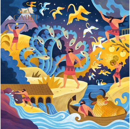 RAVENSBURGER Puzzle 12 Héraklových úkolů 64 dílků