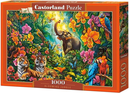 CASTORLAND Puzzle Rozkvetlá džungle 1000 dílků