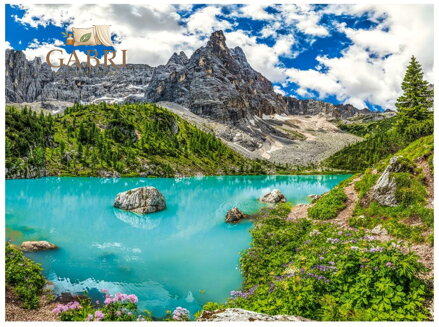 CASTORLAND Puzzle Jezero Sorapis, Alpy, Itálie 2000 dílků