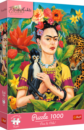 TREFL Puzzle Premium Plus Portrét Fridy Kahlo 1000 dílků
