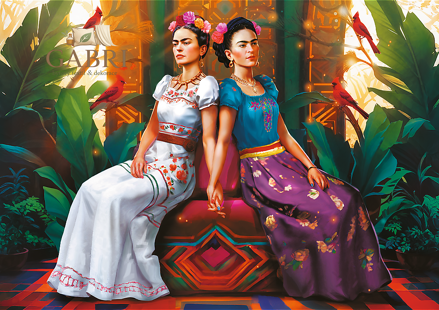 TREFL Puzzle Premium Plus Frida Kahlo: Dvě já 1000 dílků