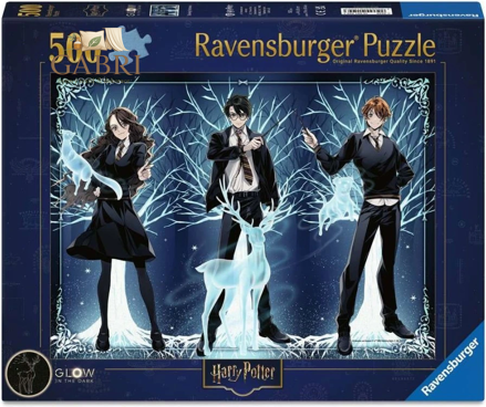 RAVENSBURGER Svítící puzzle Harry Potter: Svítící Patron 500 dílků