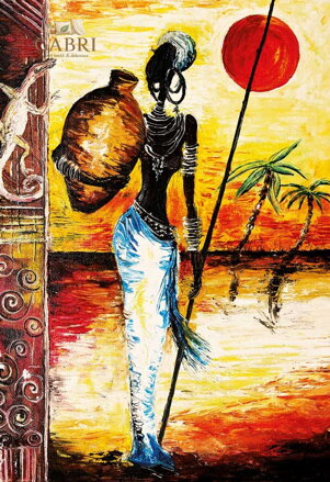 MAGNOLIA Puzzle Afričanka 1000 dílků