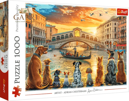 TREFL Puzzle Psi v Benátkách 1000 dílků