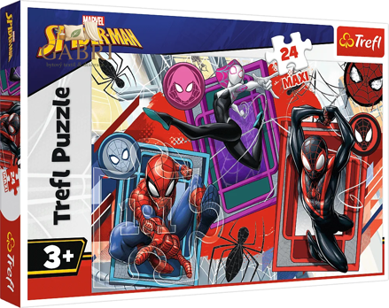 TREFL Puzzle Marvel Spiderman: Pavoučí smysly MAXI 24 dílků