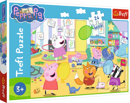 TREFL Puzzle Krásná Peppa MAXI 24 dílků
