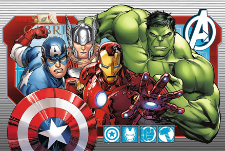 TREFL Puzzle Marvel Avengers: Vždy spravedliví MAXI 24 dílků