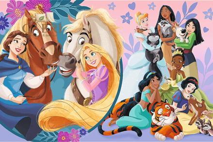 TREFL Puzzle Disney Princezny: Úsměv přátelství MAXI 24 dílků