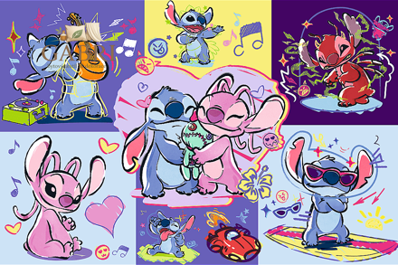 TREFL Puzzle Lilo&Stitch: Bláznivý Stitch 300 dílků