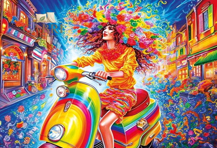 MAGNOLIA Puzzle Kvetoucí svoboda 1000 dílků