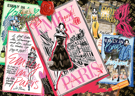 TREFL Puzzle Emily in Paris: Magazín módy 1000 dílků