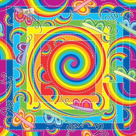 YAZZ Puzzle Duha a motýli 1023 dílků