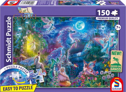 SCHMIDT Puzzle Pohádka o jednorožci 150 dílků