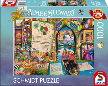 SCHMIDT Puzzle Vzpomínky na Benátky 1000 dílků