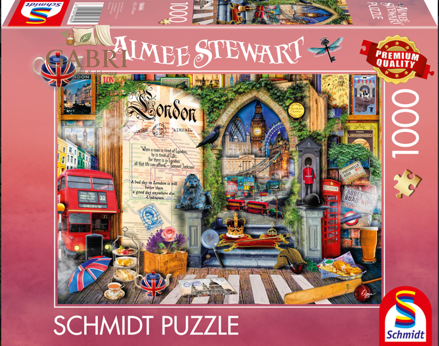 SCHMIDT Puzzle Vzpomínky na Londýn 1000 dílků