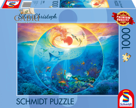 SCHMIDT Puzzle V zemi mořských živočichů 1000 dílků