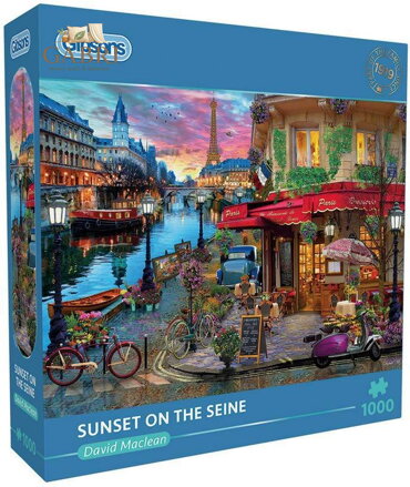 GIBSONS Puzzle Západ slunce nad Seinou 1000 dílků