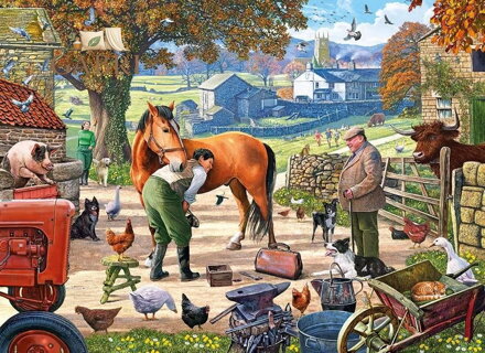 GIBSONS Puzzle Kovář na farmě 500 dílků