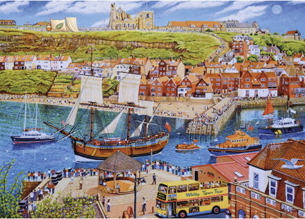 GIBSONS Puzzle Endeavour, Whitby 1000 dílků