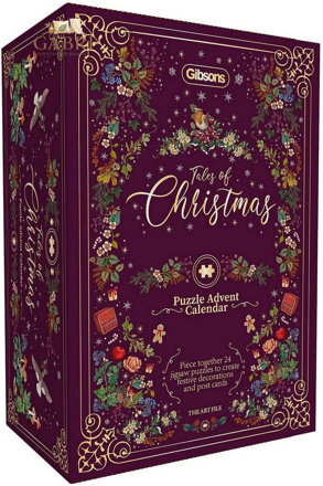 GIBSONS Puzzle Art File: Adventní kalendář na 24 dní: Vánoční příběhy