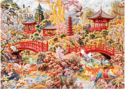 ANATOLIAN Puzzle Japonská zahrada 3000 dílků