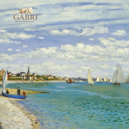 CURIOSI Čtvercové puzzle Q Art: Regata v Sainte-Adresse 66 dílků