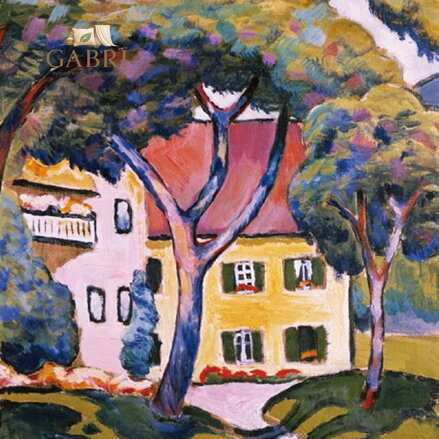 CURIOSI Čtvercové puzzle Q Art: Staudacherův dům v Tegernsee 66 dílků