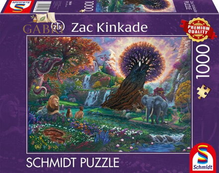 SCHMIDT Puzzle Rajská zahrada 1000 dílků