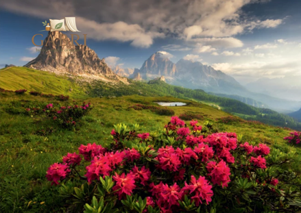 DINO Puzzle Italské Dolomity 2000 dílků