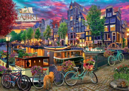 DINO Puzzle Malovaný Amsterdam 2000 dílků