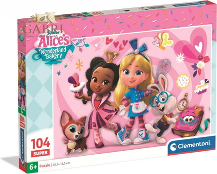 CLEMENTONI Puzzle Alenčina pekárna divů 104 dílků