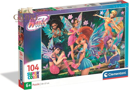 CLEMENTONI Puzzle Winx 104 dílků