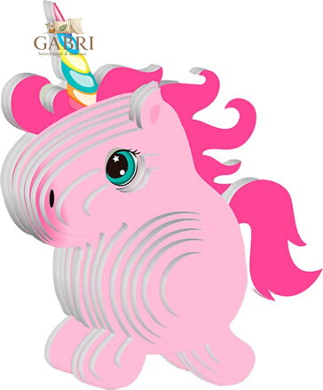 JOKOMISIADA 3D puzzle Jednorožec 28 dílků