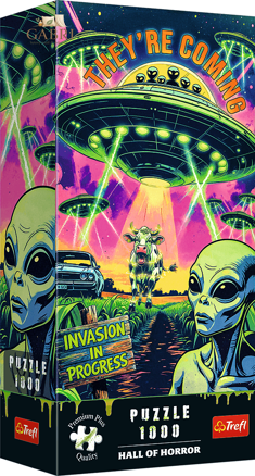TREFL Puzzle Premium Plus Hall of Horror: UFO 1000 dílků