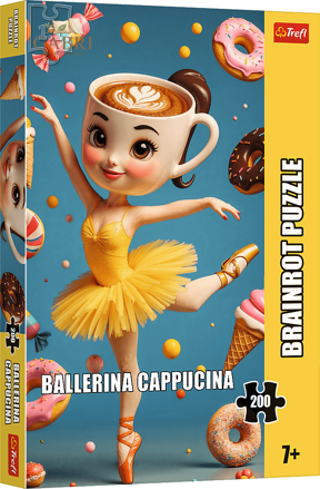 TREFL Puzzle BrainRots: Ballerina Cappucina 200 dílků