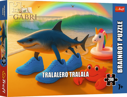 TREFL Puzzle BrainRots: Tralalero Tralala 200 dílků