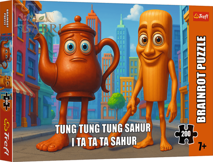 TREFL Puzzle BrainRots: Tung Tung Sahur 200 dílků