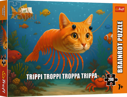 TREFL Puzzle BrainRots: Trippi Troppi Troppa Trippa 200 dílků