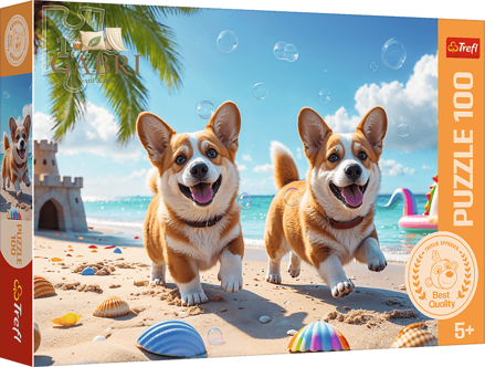 TREFL Puzzle Pejsek Corgi 100 dílků