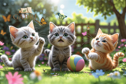 TREFL Puzzle Tři koťátka 60 dílků